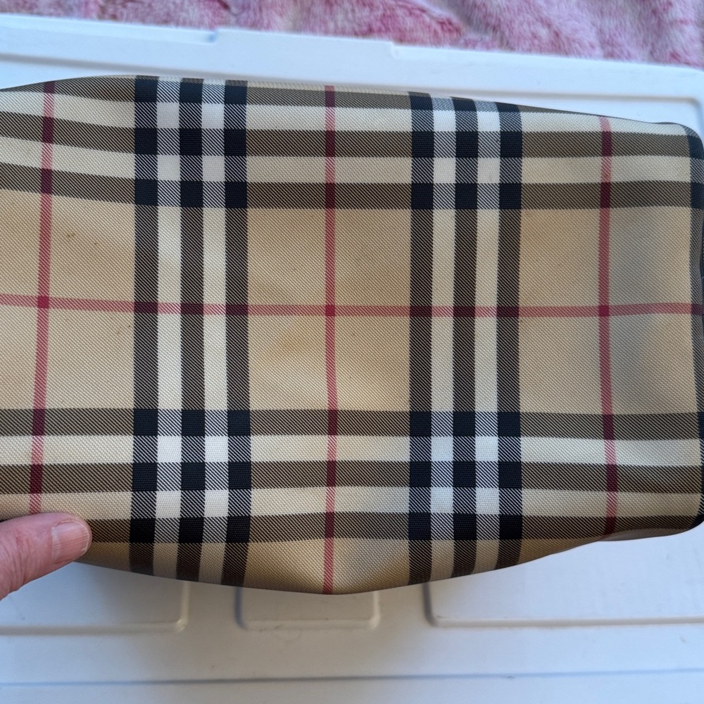 Burberry Tan and Black Plaid Speedy Satchel - Picture 5 of 13